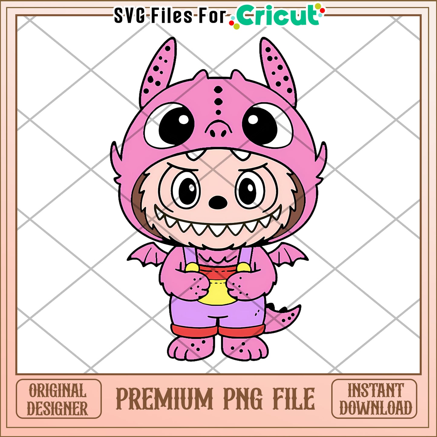 Light pink toothless costume png, secret labubu​ png, labubu art​​​ png