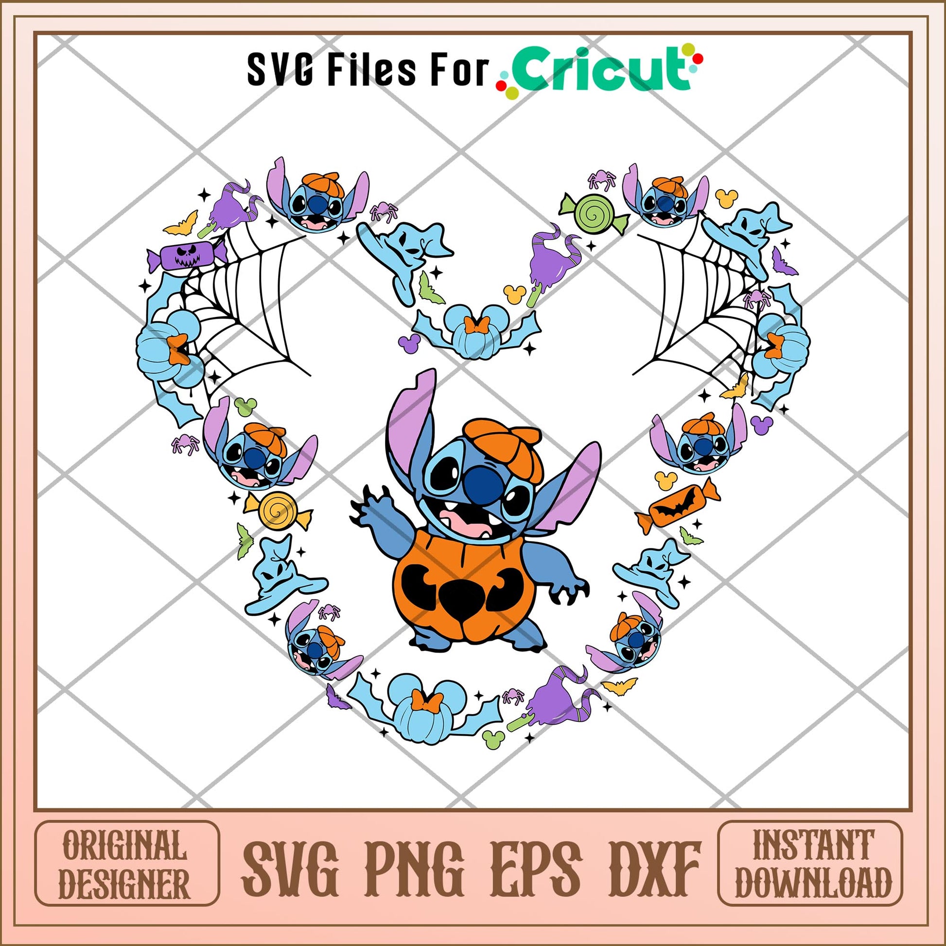 Lilo Stitch Transfer Halloween svg, Disney characters svg, Digital Download