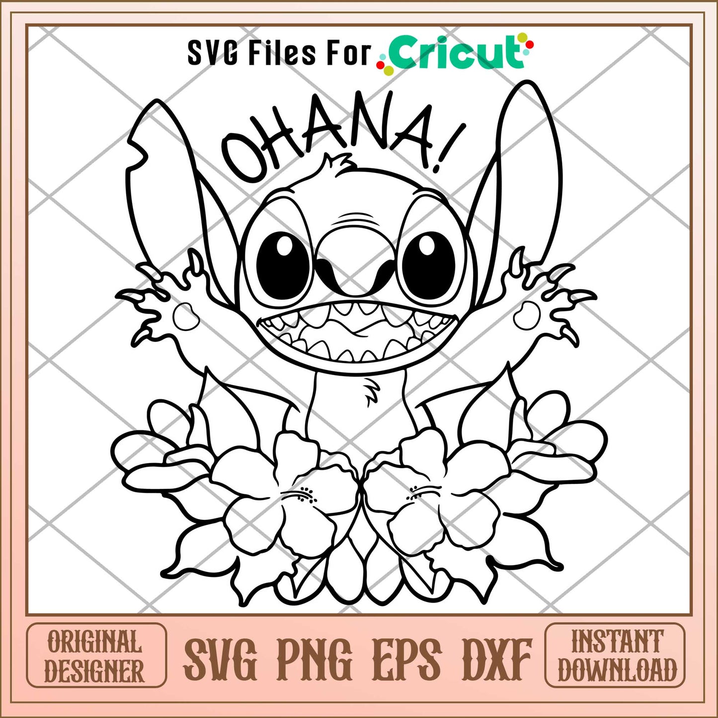 Lilo and Stitch Mickey Ears  Ohana Means Family Svg,  Disney characters svg, digital dowload (2)