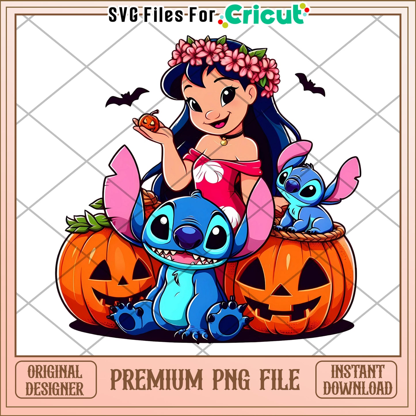 Lilo and stitch png, halloween for kids png, stitch cartoon png