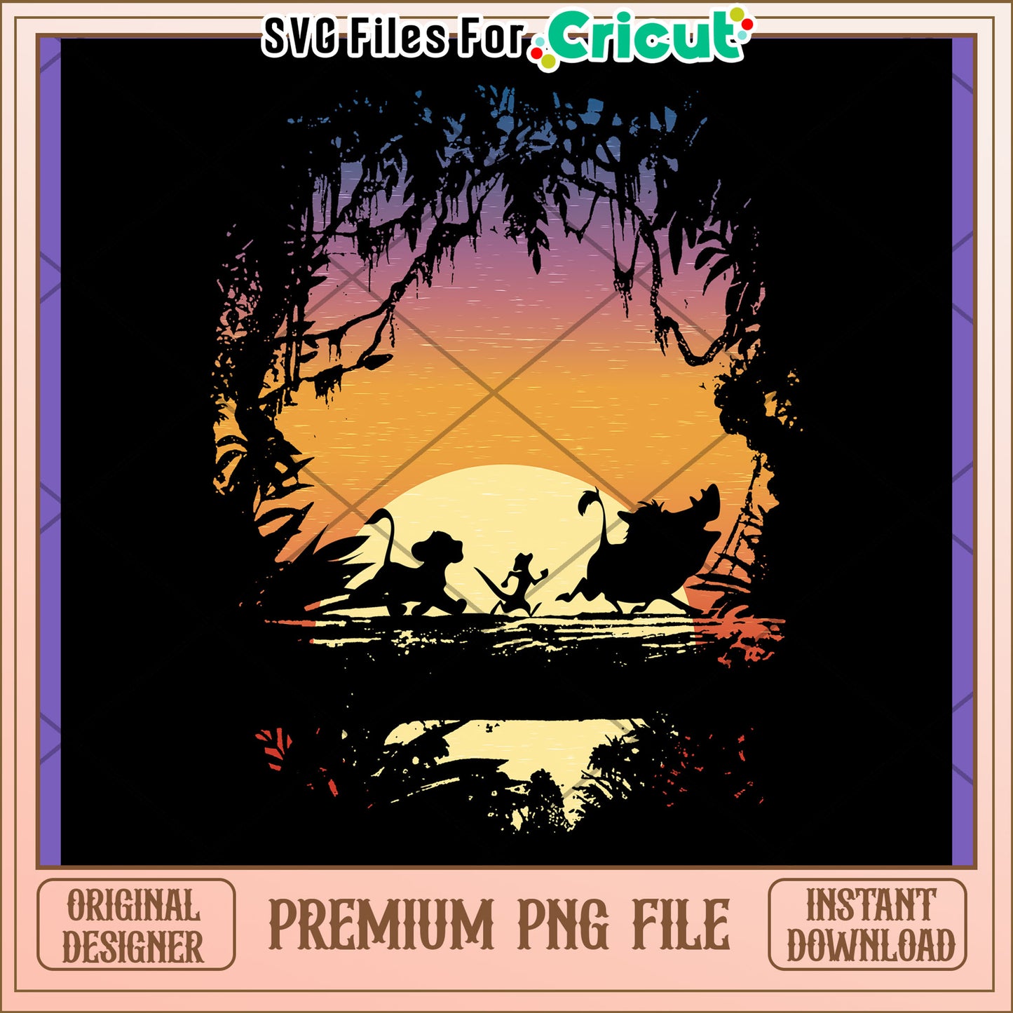 Lion King Sunset PNG Download