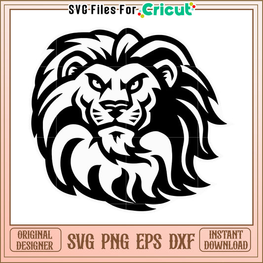 Lion SVG Design for Cricut Projects, Perfect for Home Decor and Gifts