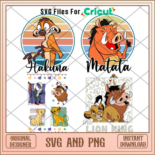 Disney Lion king movie svg bundle 