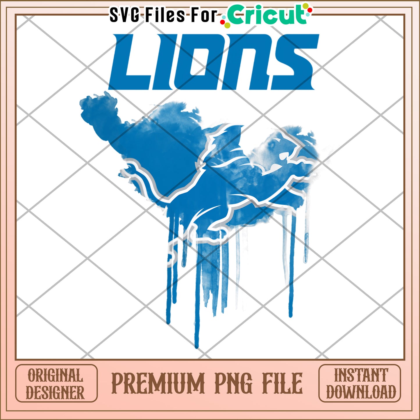 Lions PNG Design for Cricut, Premium Quality Instant Download