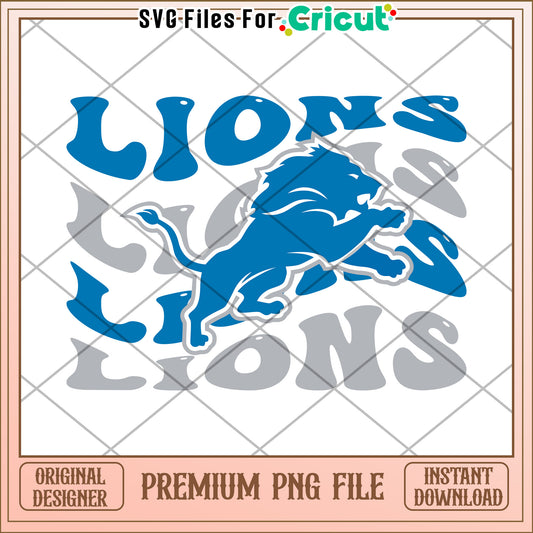 Lions graphic design for Cricut, premium PNG file download available