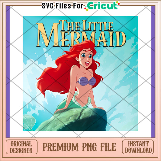 Little Mermaid PNG Image Instant Download