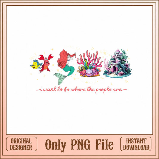 Little Mermaid SVG Bundle, Ariel Disney PNG, Under The Sea SVG