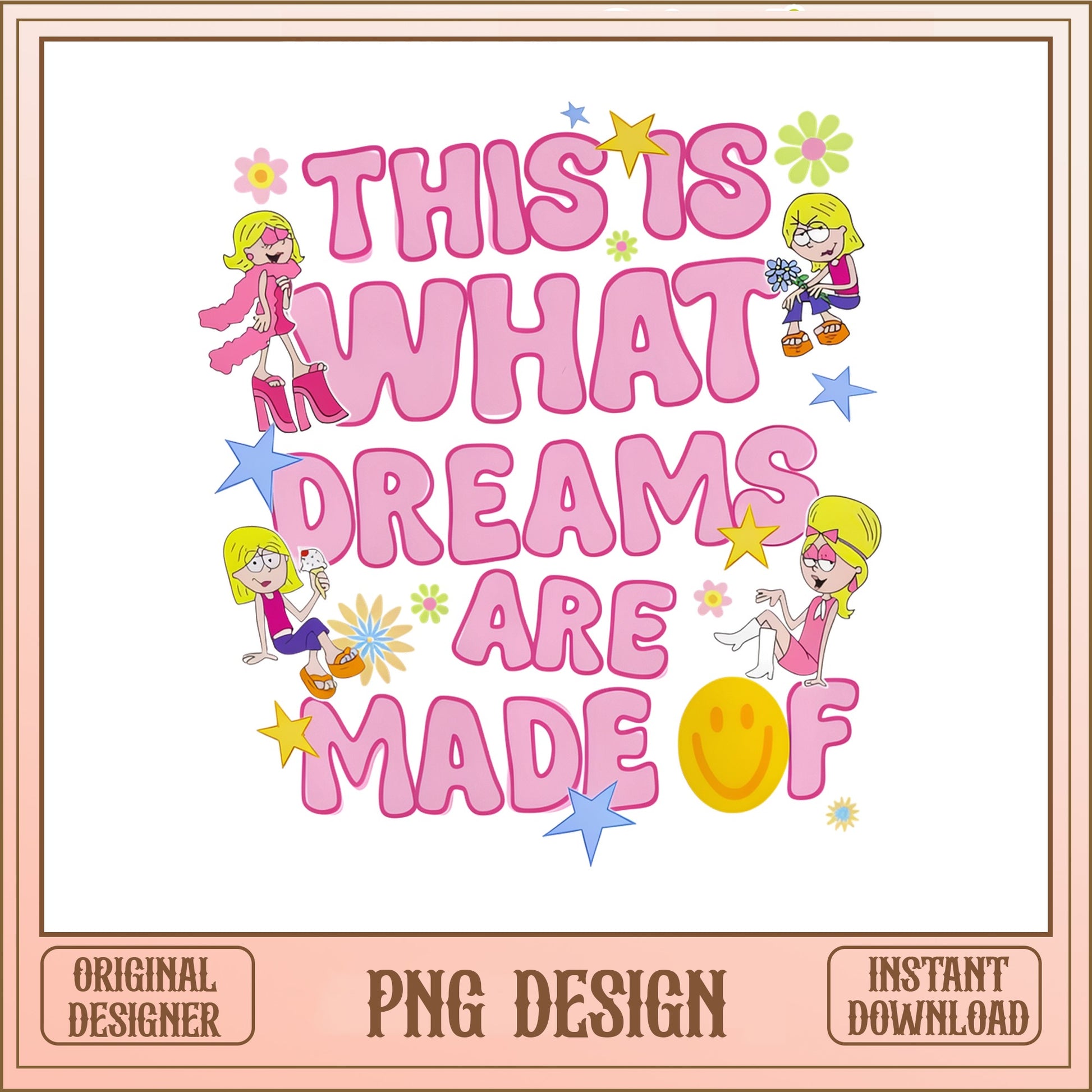 Lizzie McGuire PNG, This Is What Dreams Are Made Of, Retro PNG