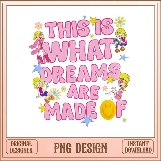 Lizzie McGuire PNG, This Is What Dreams Are Made Of, Retro PNG