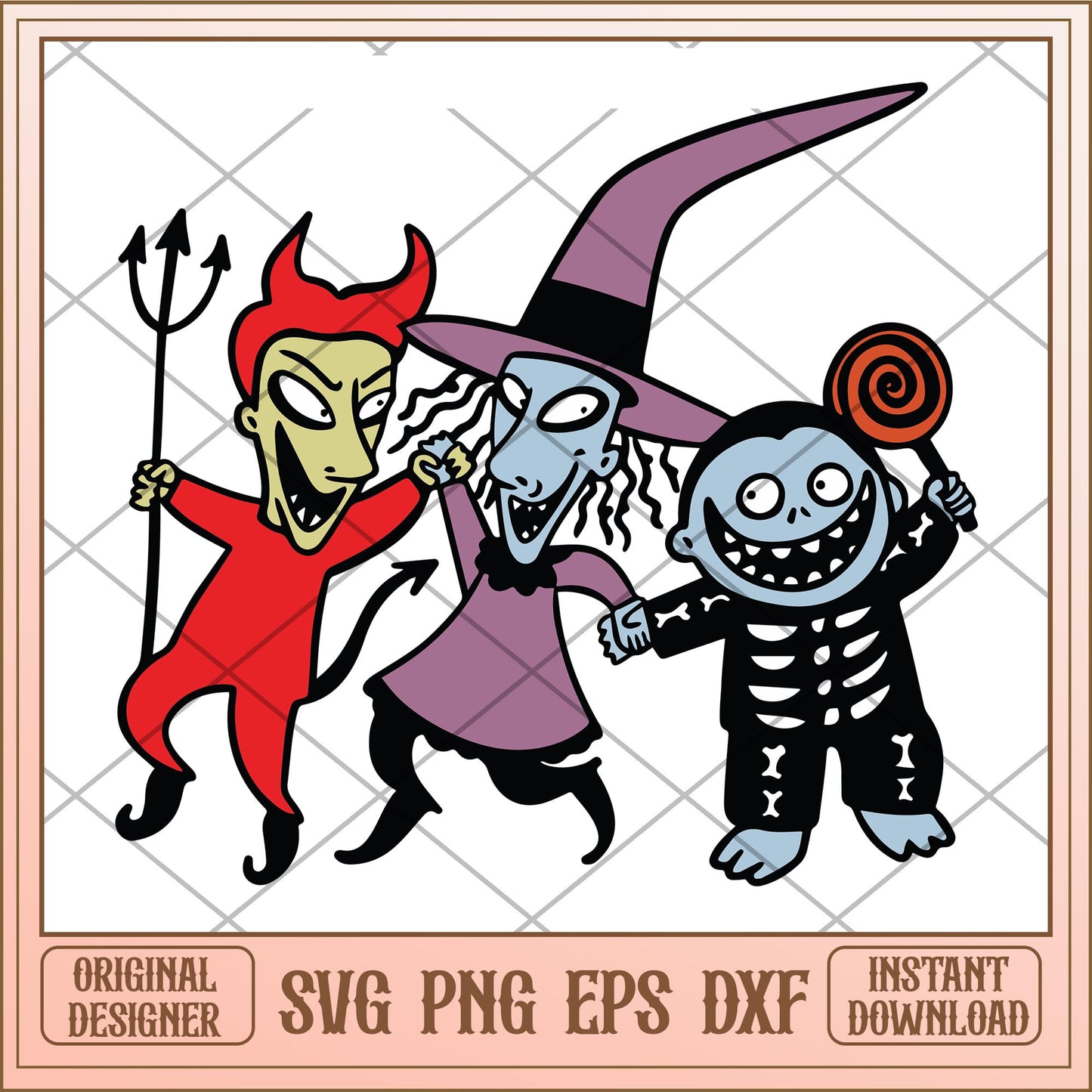 Lock Shock Barrel svg, Disney characters svg, digital download