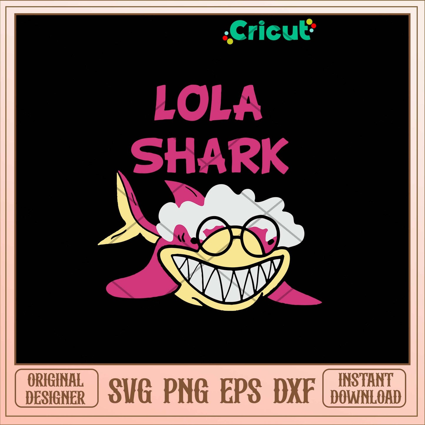 Lola Shark Svg