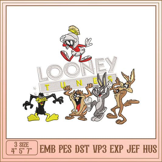 Looney Tunes Embroidery Design