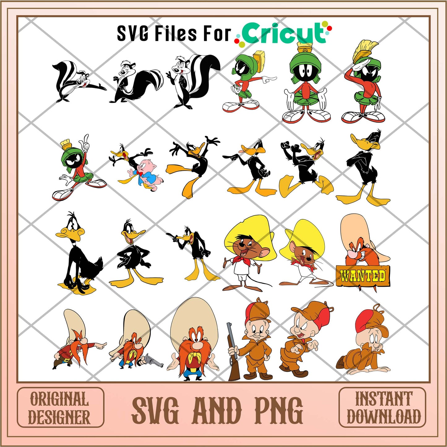 Looney tunes movie friends svg bundle