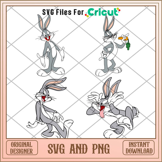 Looney tunes movie Bunny svg bundle