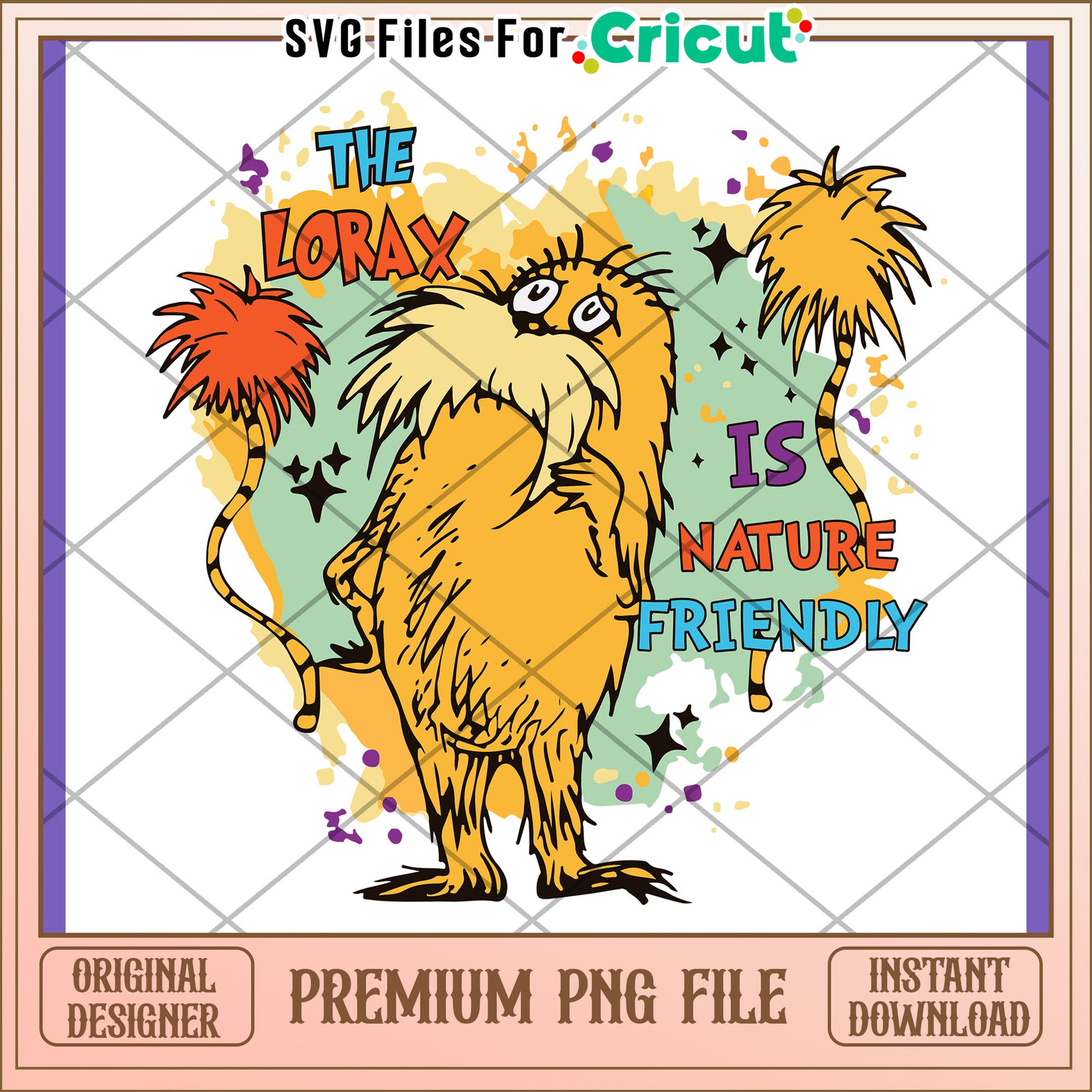 Lorax Nature Friendly PNG Design