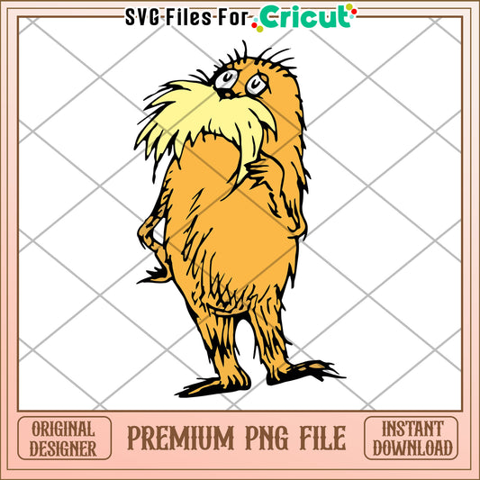 Lorax PNG Image - Instant Download