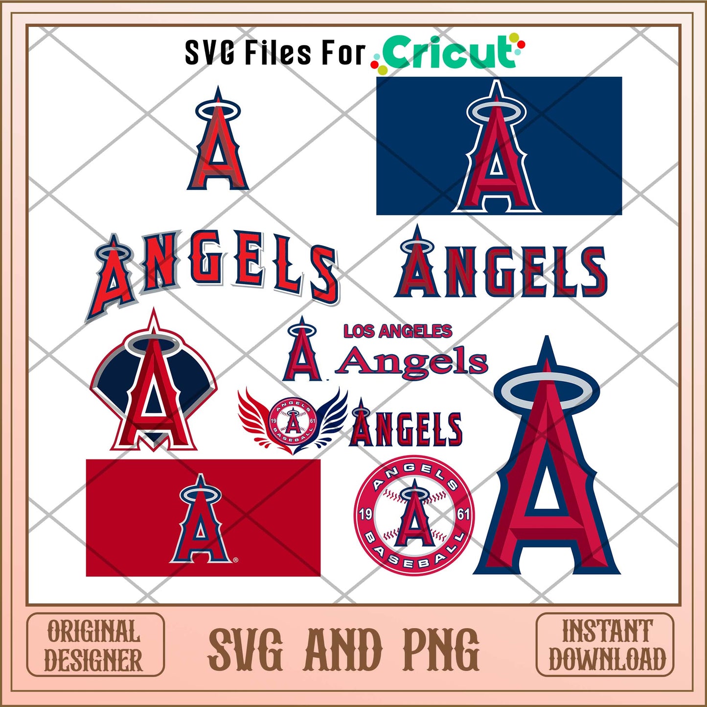 Los Angeles Angels svg, Los Angeles Angels svg bundle, MLB svg