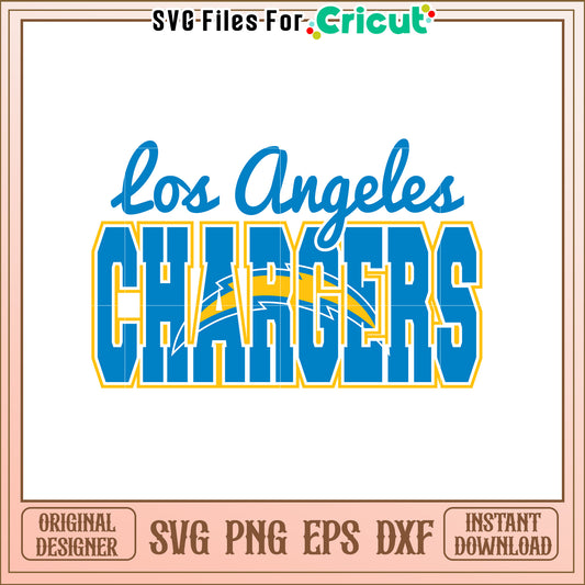 Los Angeles Chargers SVG Logo