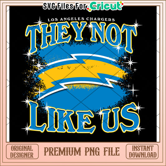 Los Angeles Chargers design, premium PNG file for downloads