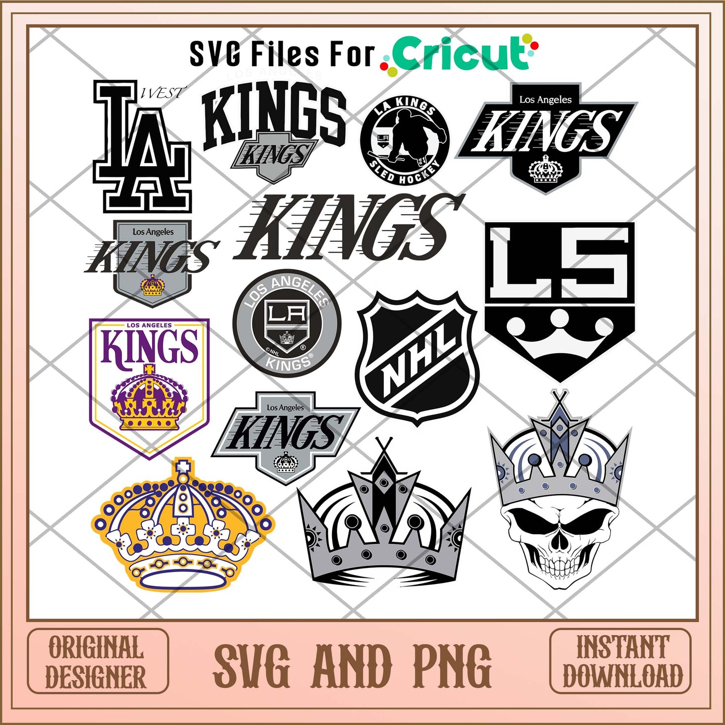 Los Angeles Kings svg, Los Angeles Kings svg bundle, NHL svg