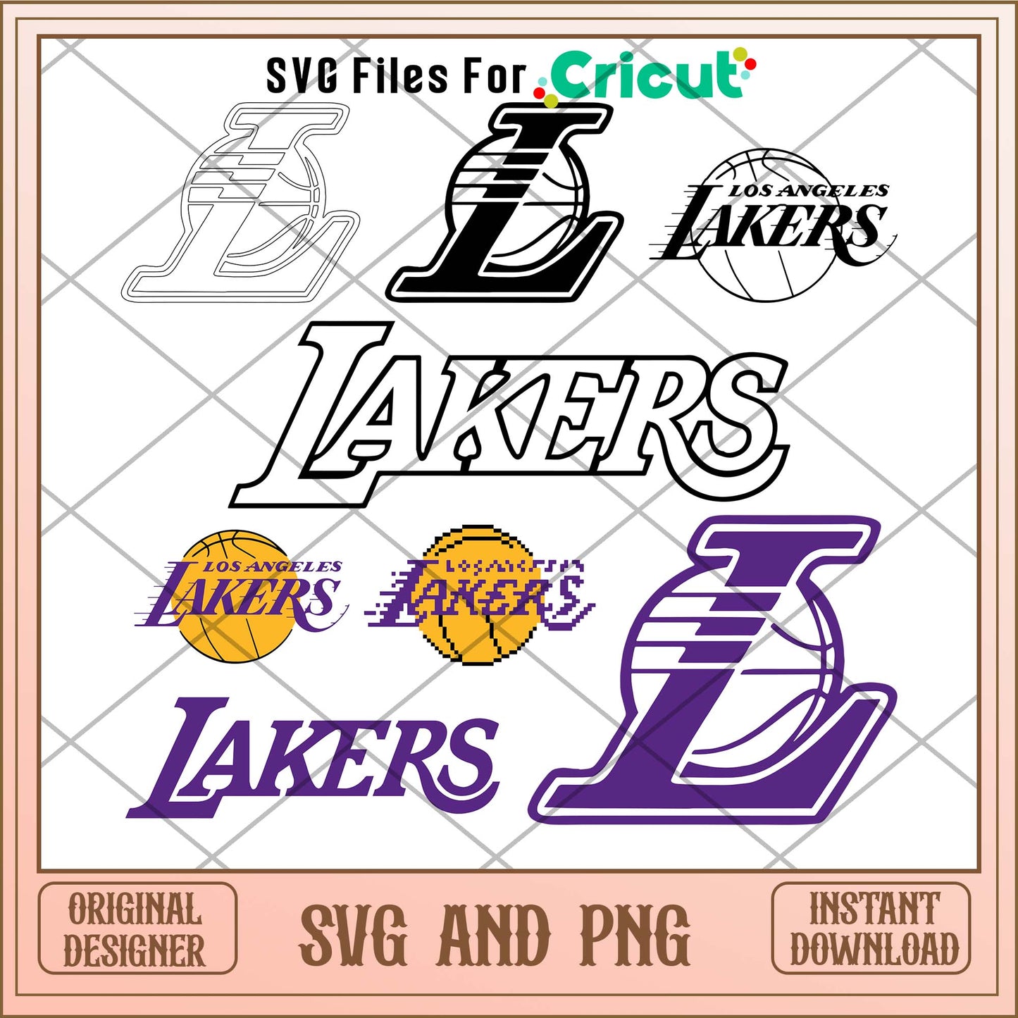 Los Angeles Lakers logo svg, Los Angeles Lakers svg bundle, NBA svg