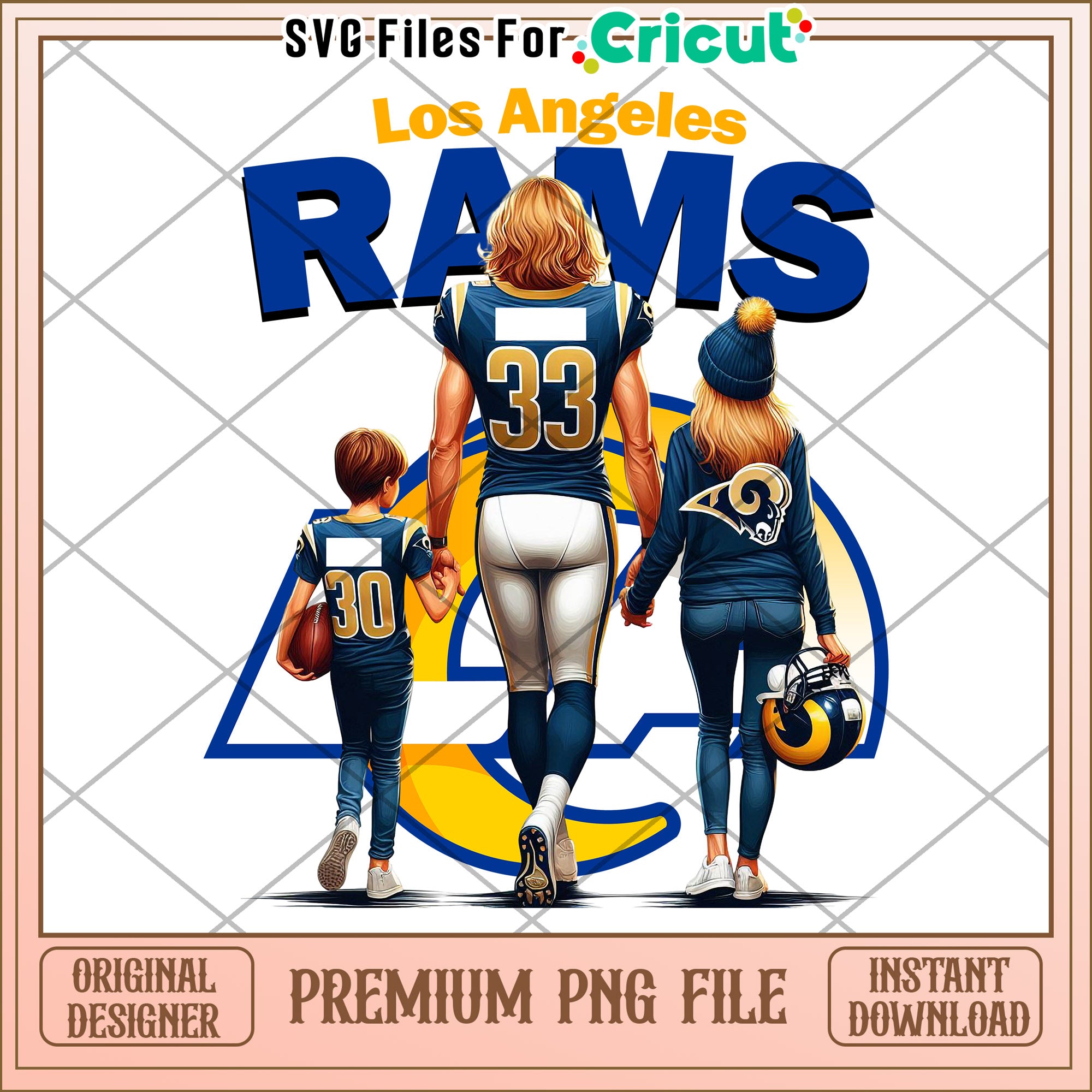Los Angeles Rams Family Design, Premium PNG File Download Available ...