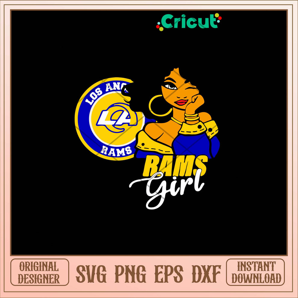 Los Angeles Rams Girl Svg – svg files for cricut