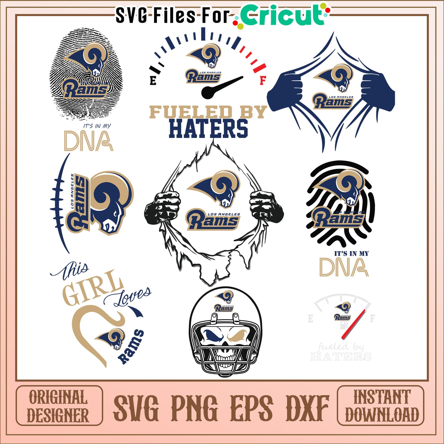 Los Angeles Rams SVG Bundle