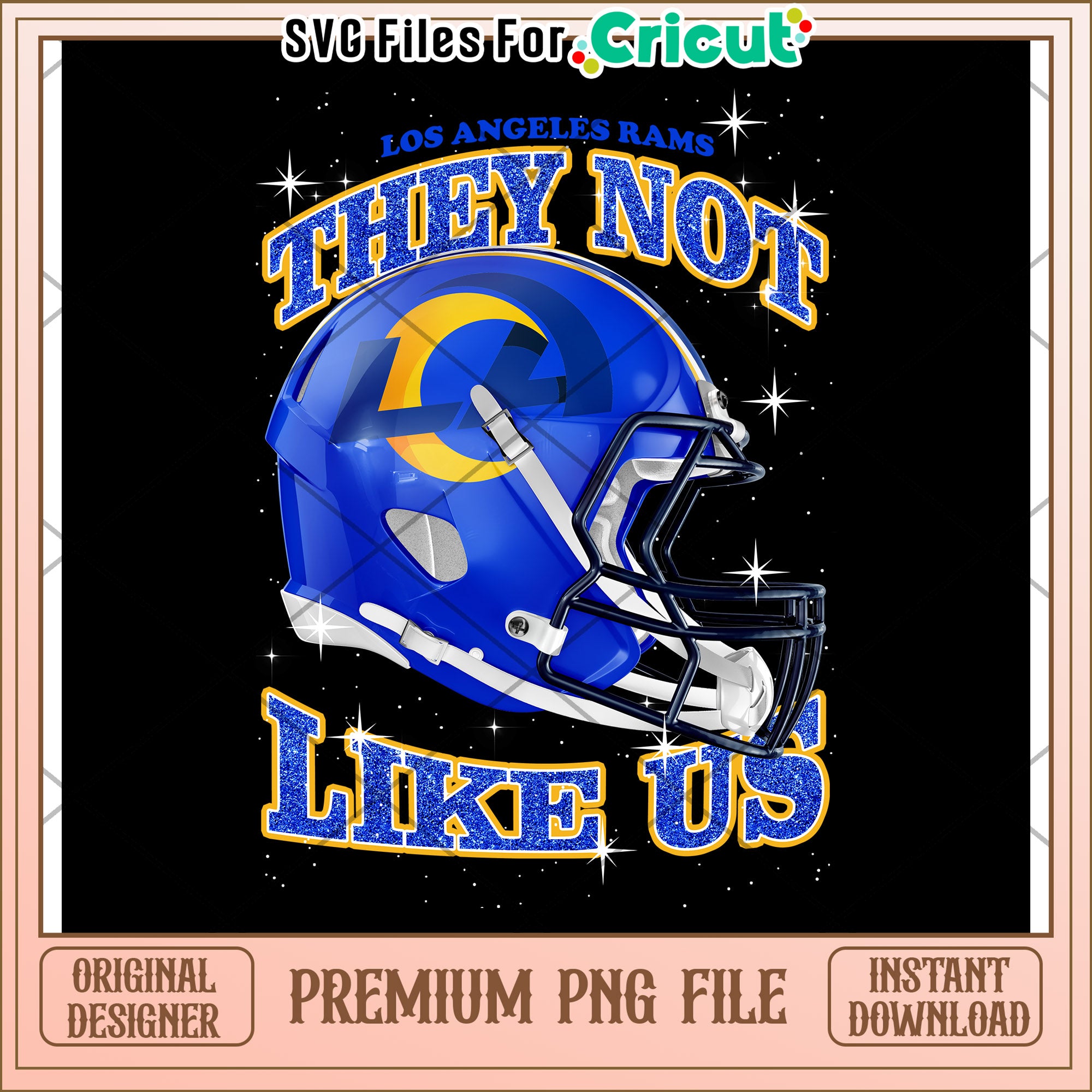 Los Angeles Rams helmet design PNG file, perfect for fans and crafts ...