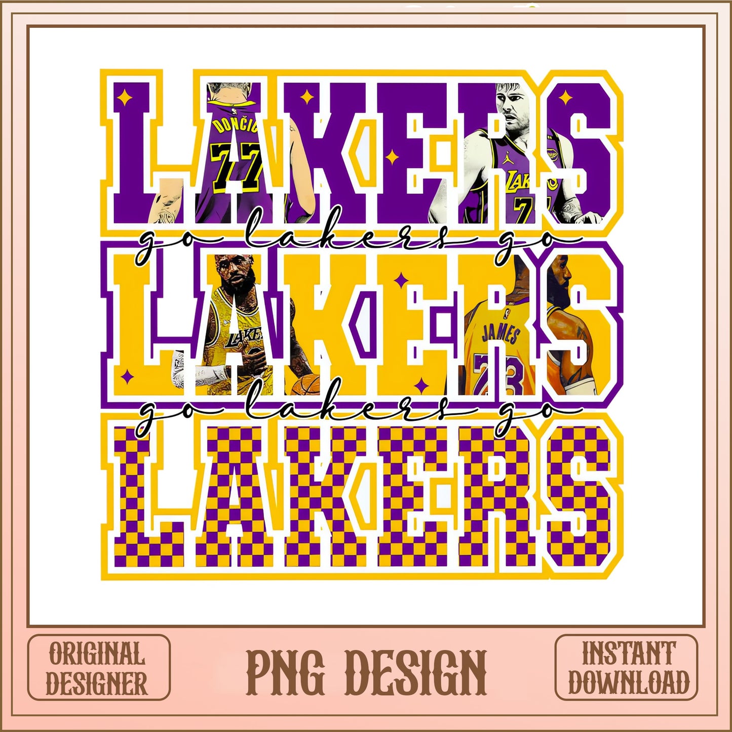 Los Angeles Lakers PNG, Go Lakers Basketball PNG, NBA PNG