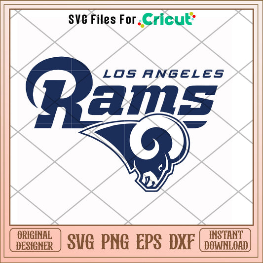 Los Angeles Rams mascot football team svg, Rams svg, new nfl svg