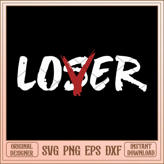 Loser love svg, halloween characters svg, digital download