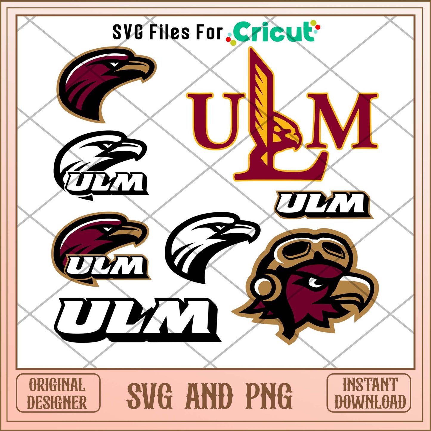 Louisiana Monroe Warhawks svg, Louisiana Warhawks svg bundle, NCAA svg