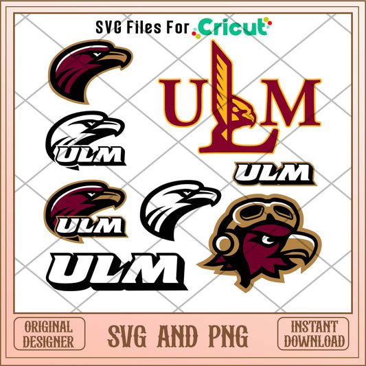 Louisiana Monroe Warhawks svg, Louisiana Warhawks svg bundle, NCAA svg