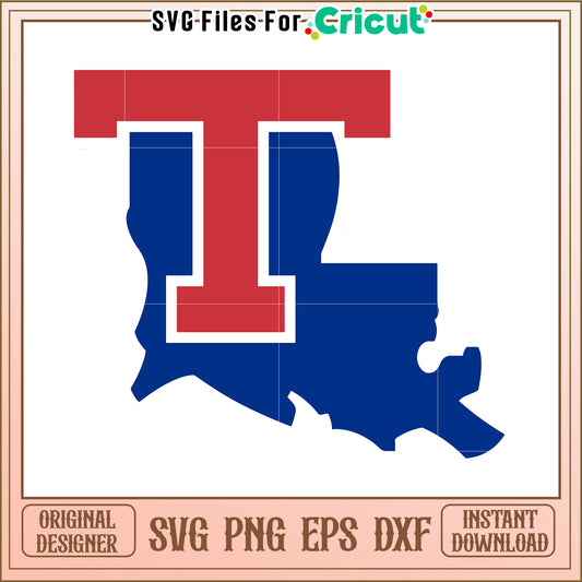 Louisiana State SVG File for Cricut, Download Unique Design in PNG and EPS