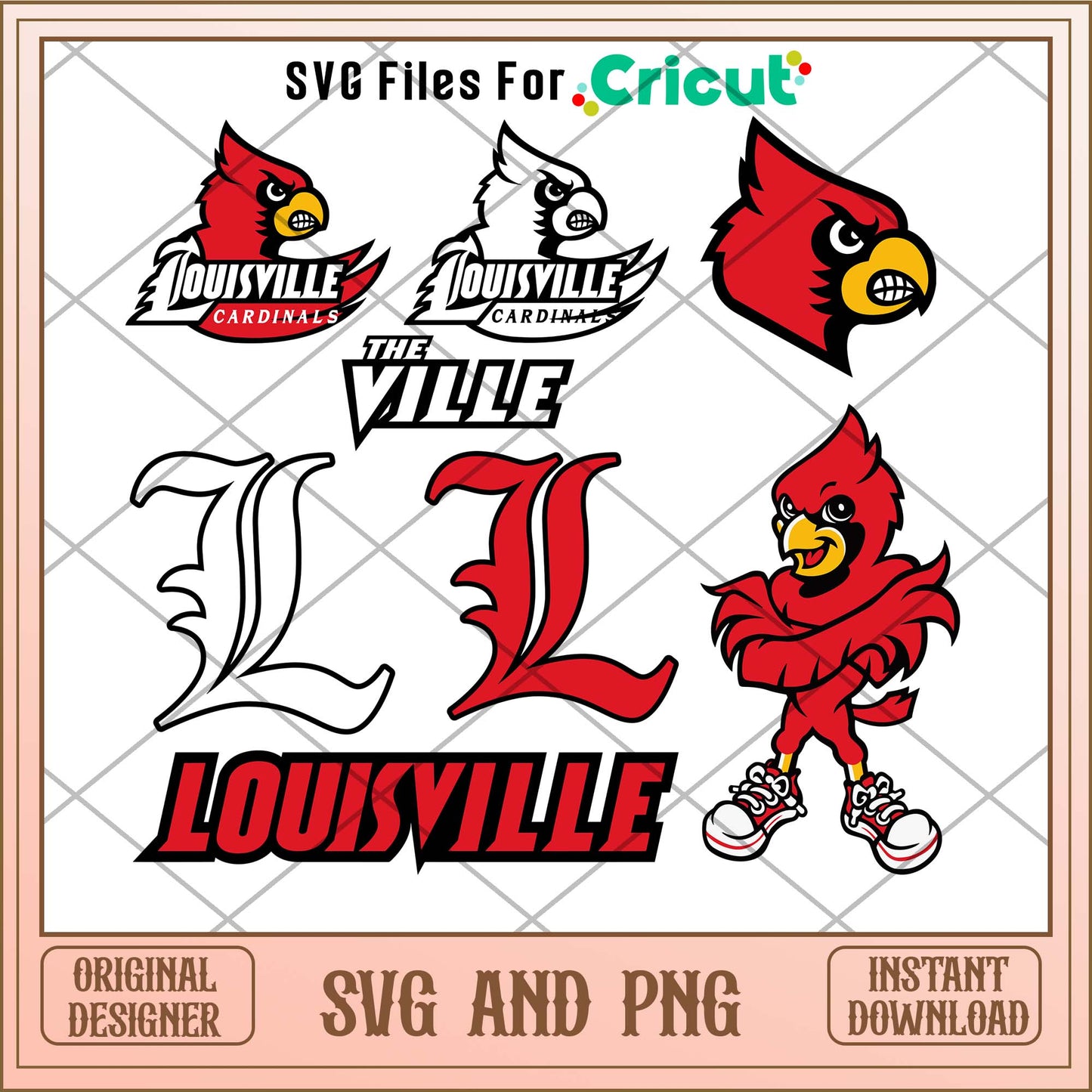 Louisville Cardinals svg, Louisville Cardinals svg bundle, NCAA svg