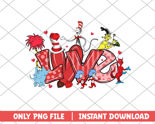 Love Dr.seuss and friends png