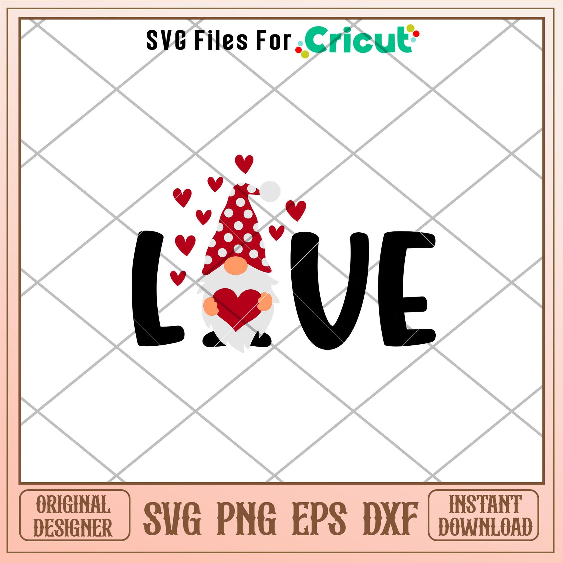 Love Gnome, Love Gnome Svg