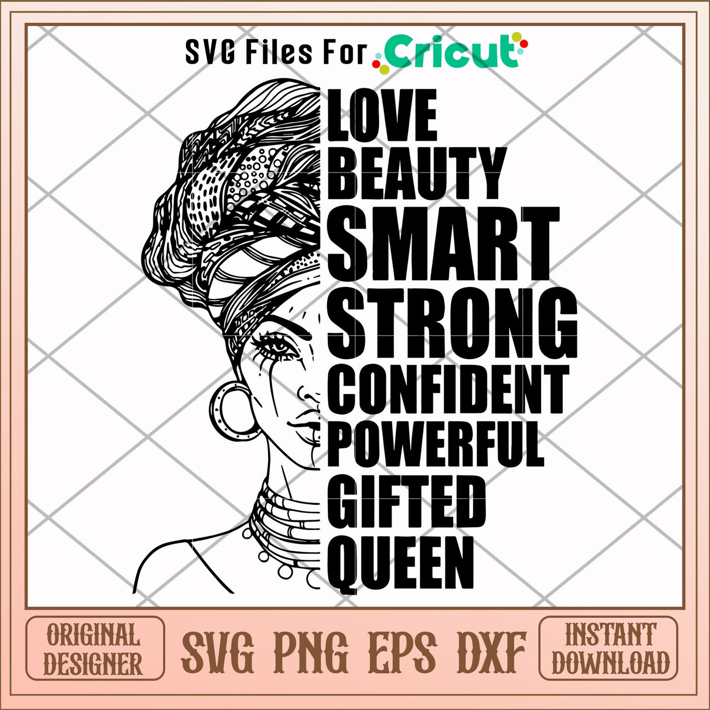 Love beauty smart strong confident svg, beauty svg, other svg 