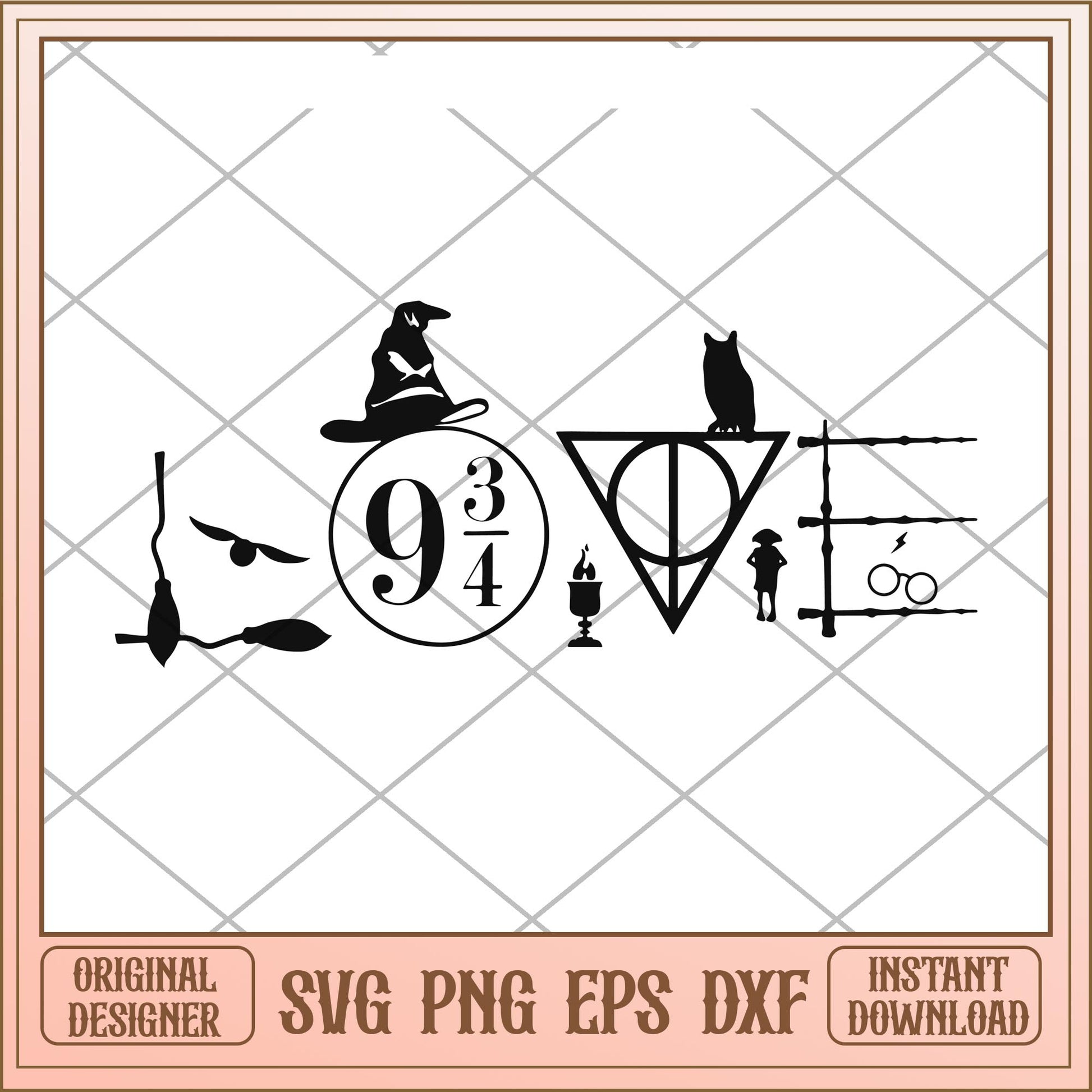 Love halloween svg, halloween characters svg, digital download