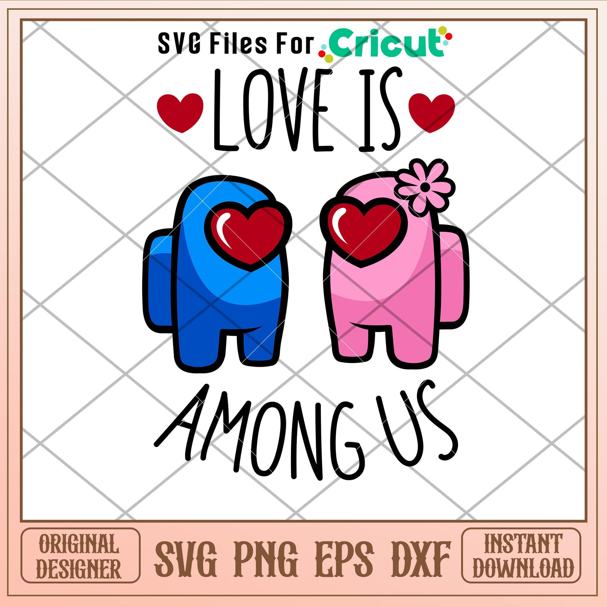 Love is Among Us Couple, Love is Among Us Couple Svg