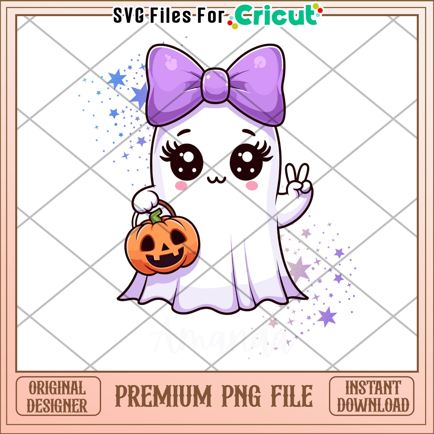 Lovely purple bowtie ghost png, spirit halloween​ png, halloween movies​ png