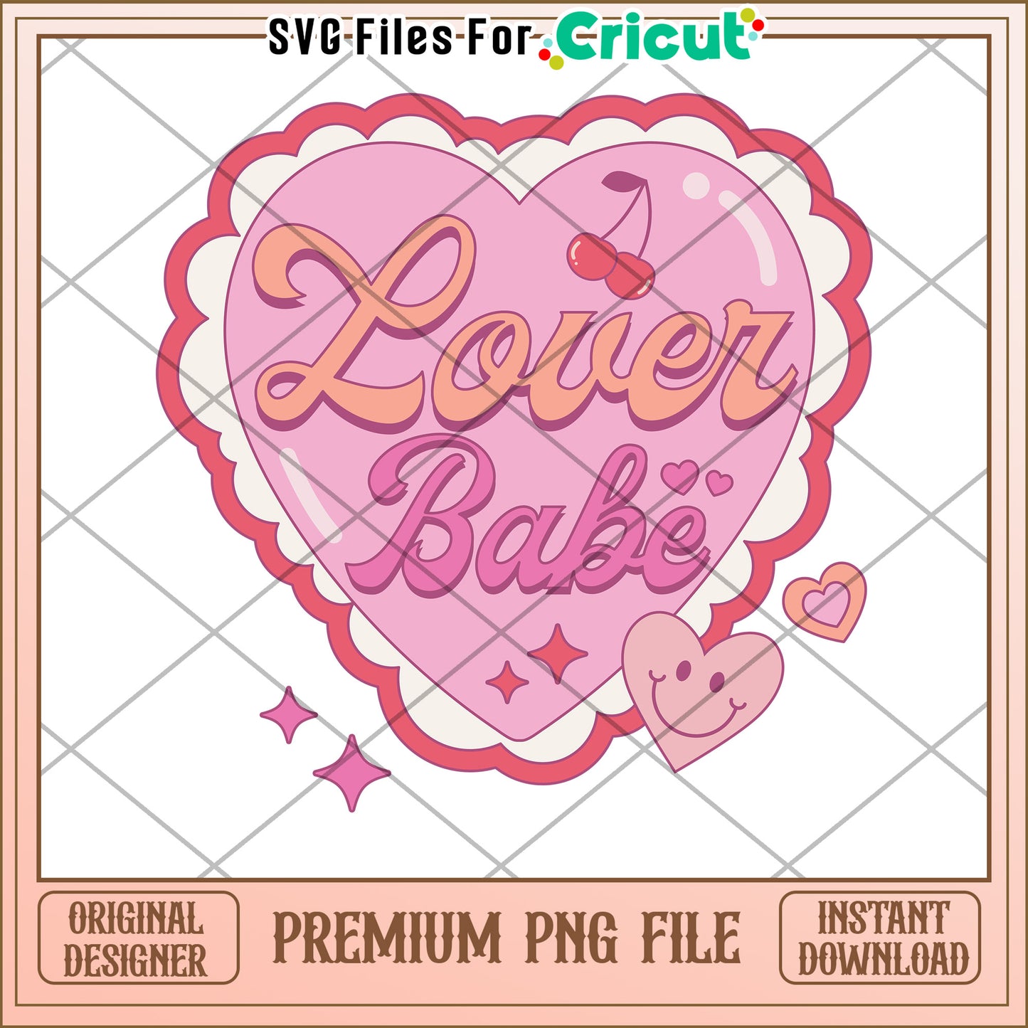 Lover Babe Heart PNG Design