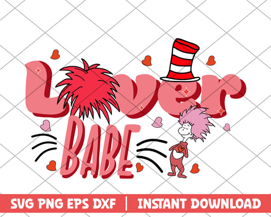 Lover babe dr.seuss svg 