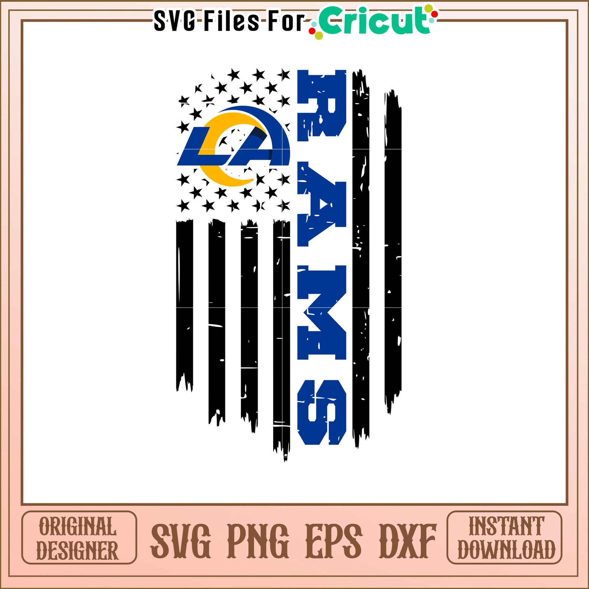 Loyal Rams SVG Design for Sports Team Fans