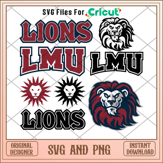 Loyola Marymount Lions svg, Loyola Marymount Lions svg bundle, NCAA svg