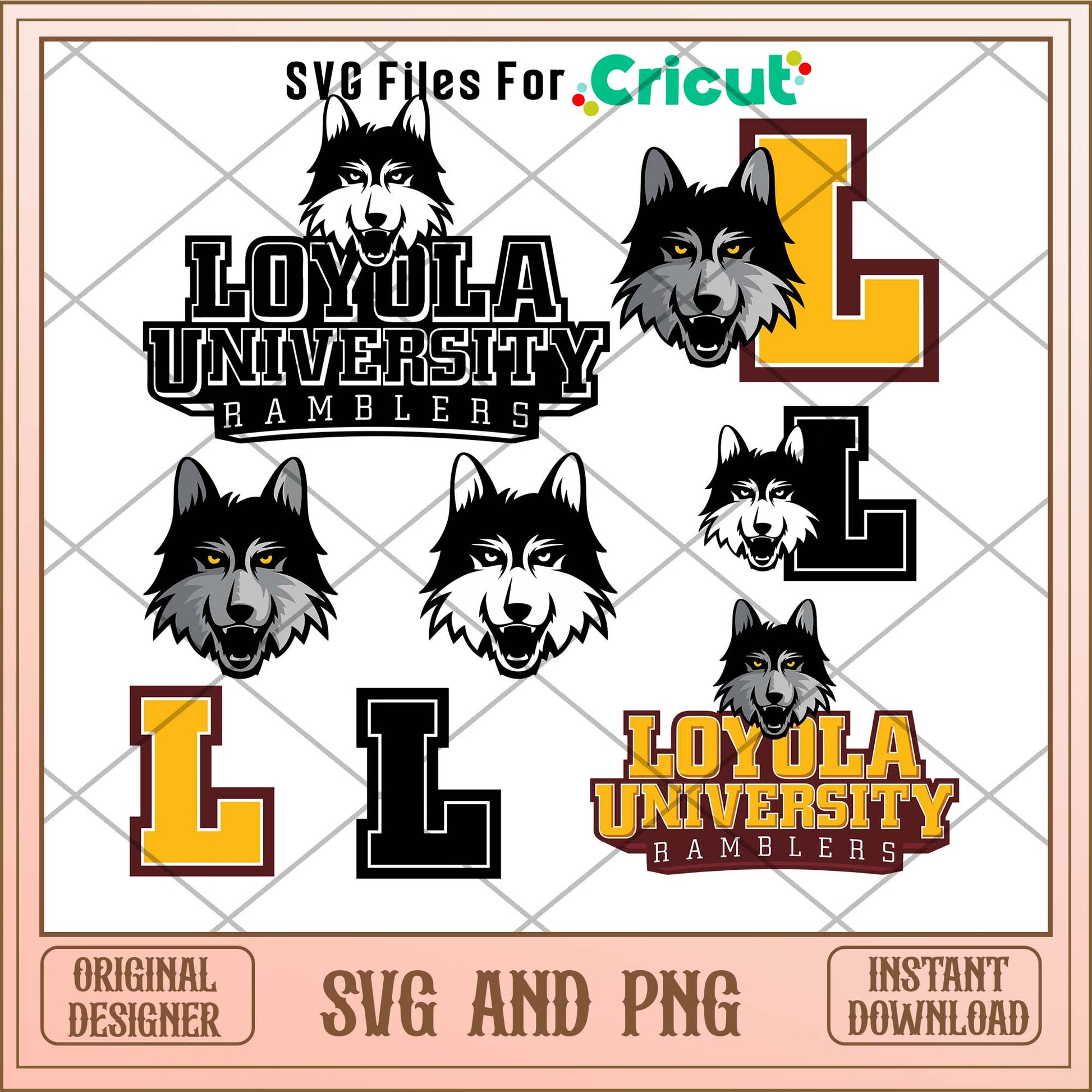 Loyola Ramblers svg, Loyola Ramblers svg bundle, NCAA svg