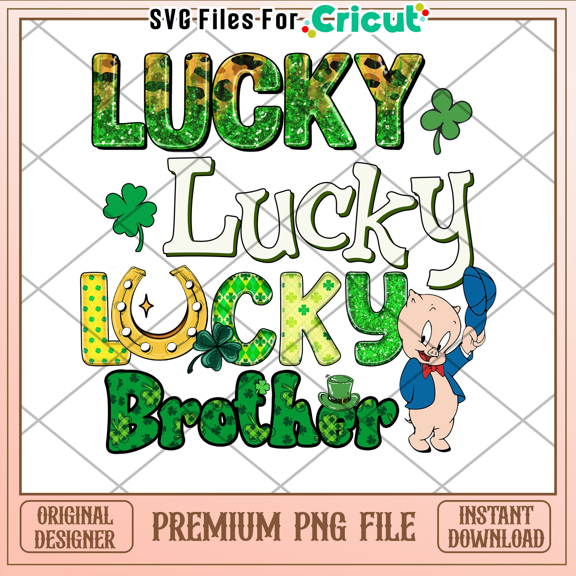 Lucky Brother St Patricks Day PNG