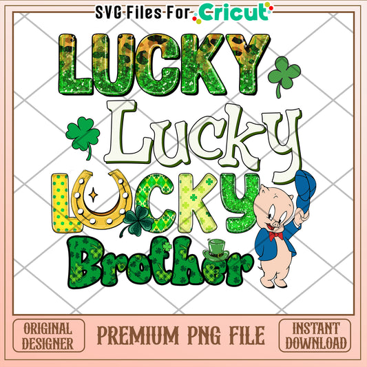 Lucky Brother St Patricks Day PNG