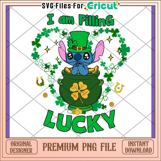 Lucky Charm PNG Design with Cute Character Art